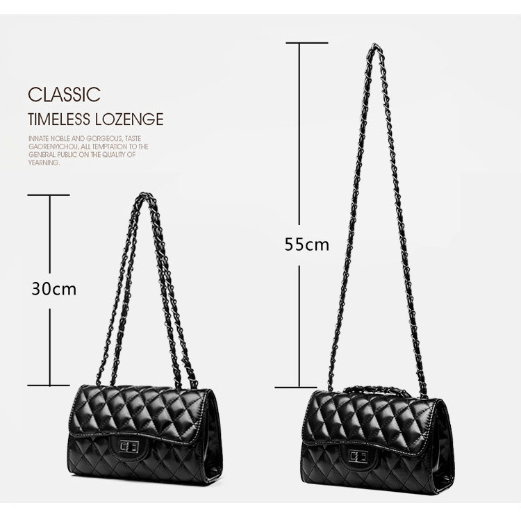 Túi xách nữ đeo chéo dây mắc xích thời trang