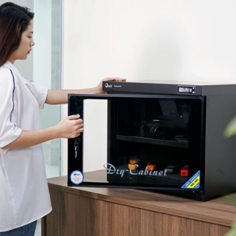 Tủ chống ẩm máy ảnh FujiE DHC80II tủ chống ẩm dung tích lớn 80l dạng tủ đứng và nằm ngang nhập khẩu chính hãng