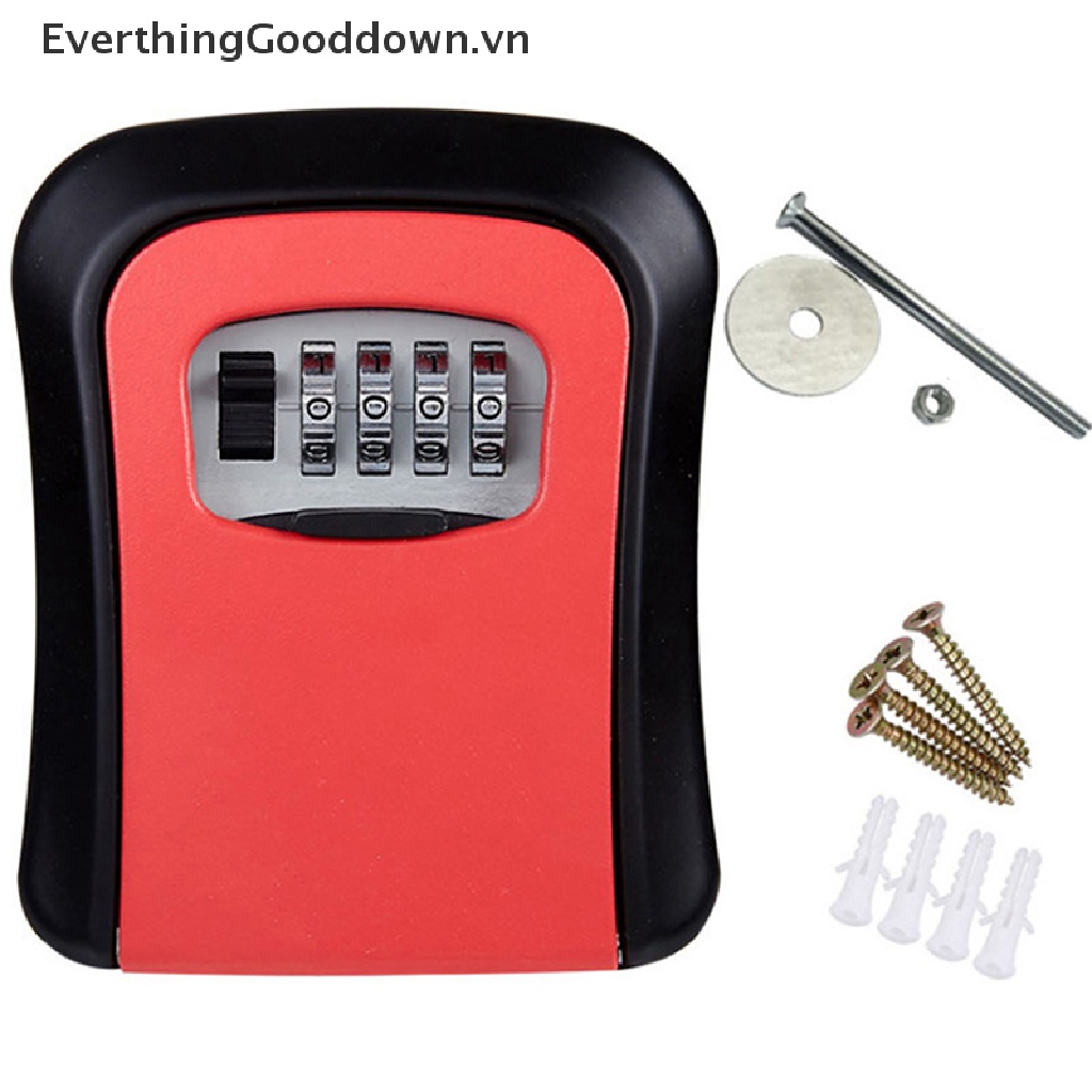 Everthingood Hộp Đựng Chìa Khóa Gắn Tường Có Mật Khẩu An Ninh