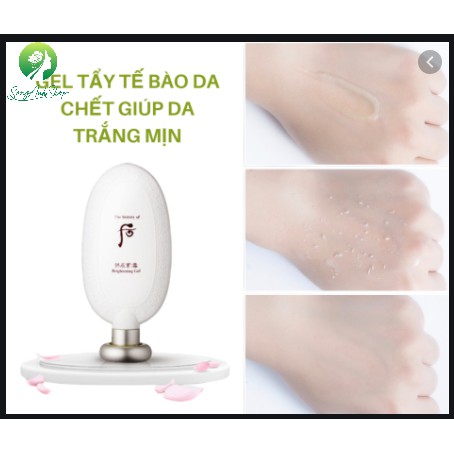 [TÁCH SÉT NO BOX] Tẩy tế bào chết dạng kỳ làm sáng da Whoo Brightening Peeling Gel 100ml