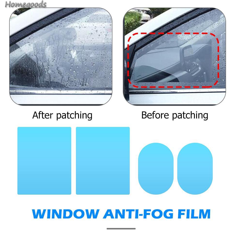 Set 4 Miếng Dán Kính Chiếu Hậu Cho Xe Ô Tô