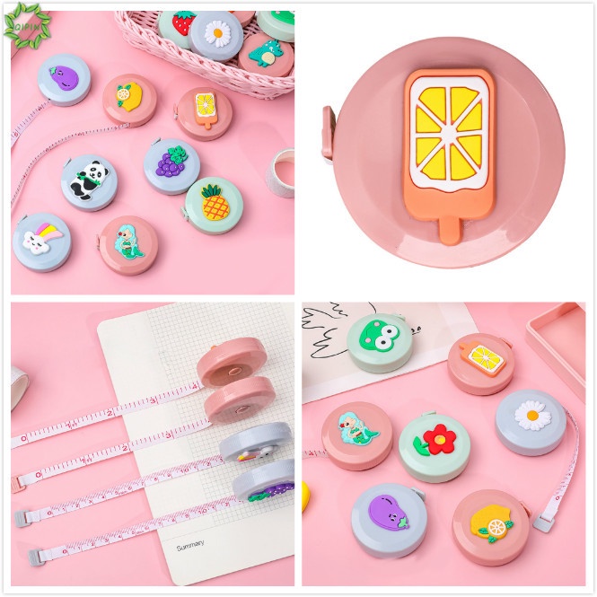 1 Thước Dây Mềm Họa Tiết Trái Cây Hoạt Hình Màu Ngẫu Nhiên Màu Sắc