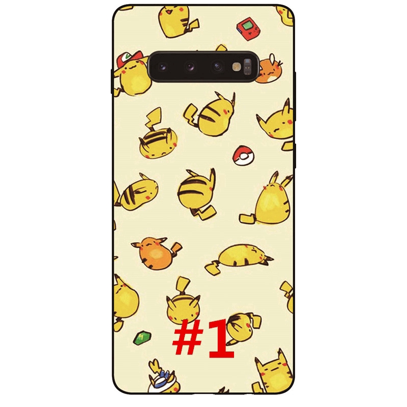 Ốp TPU in hoạ tiết hoạt hình Pikachu dành cho điện thoại Samsung Galaxy S10 Plus / S10E