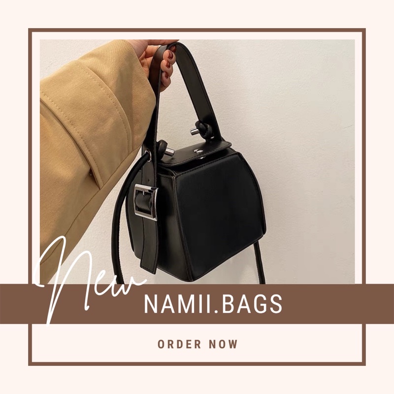 Túi xách nữ thời trang phong cách hiện đại 2021 cầm tay kèm dây đeo chéo - Namii Bags