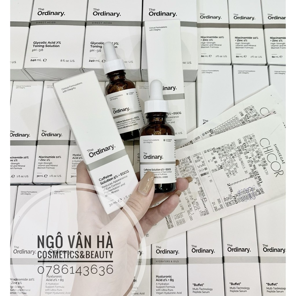 [THE ORDINARY] TINH CHẤT GIẢM QUẦNG THÂM, BỌNG MẮT THE ORDINARY CAFFEIN SOLUTION 5%+ EGCG
