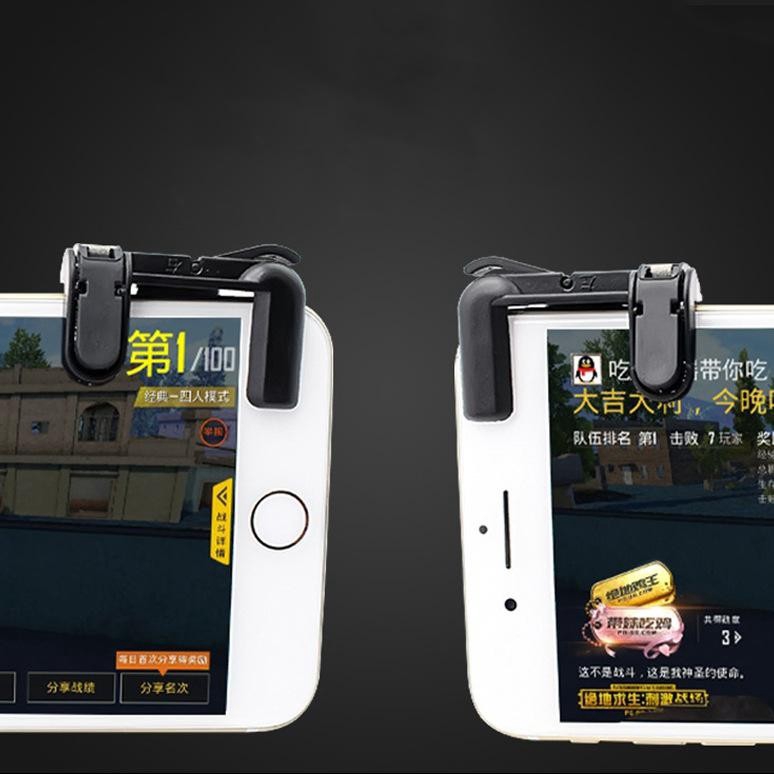 Nút bấm cảm ứng cơ hỗ trợ chơi Pubg, Ros trên điện thoại mobile, ipad chơi game dễ dàng Phặn Phặn