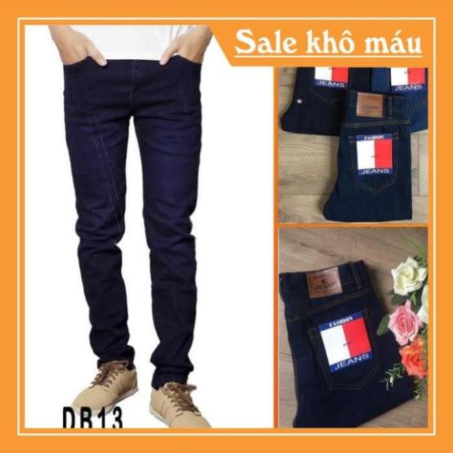 Quần jean nam ống suông vải dày nhều màu, size 28-36 (50-90kg) phù hợp với mọi lứa tuổi -b11