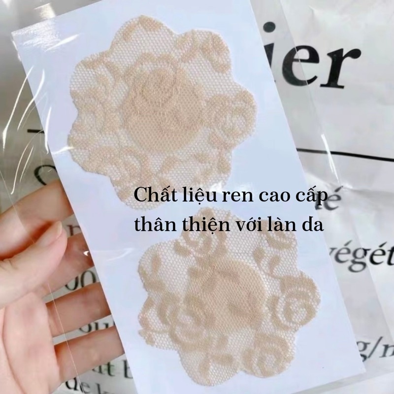 Miếng dán ngực, dán ti, nhũ hoa cao cấp siêu dính, chống nước, mỏng nhẹ PK06