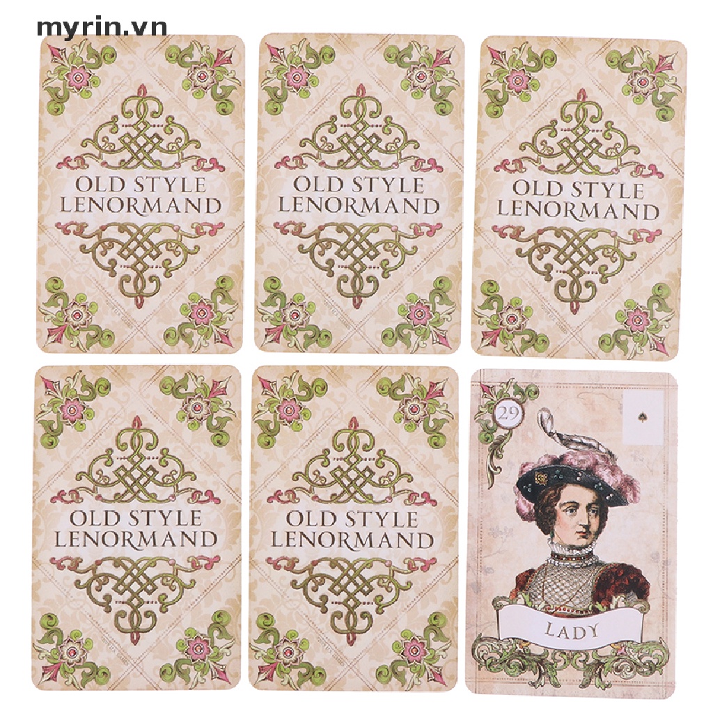 Bộ Thẻ Bài Tarot In Hình Lenormand Oracle