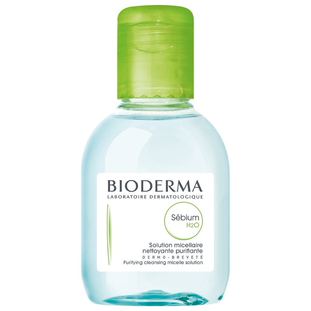 Bộ đôi kem chống nắng dành cho da dầu và da mụn Bioderma Photoderm AKN Mat SPF30 40ml và tẩy trang Sebium H2O 100ml