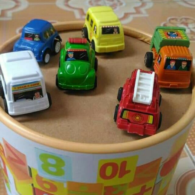 Sét 6 ô tô mini chạy đà