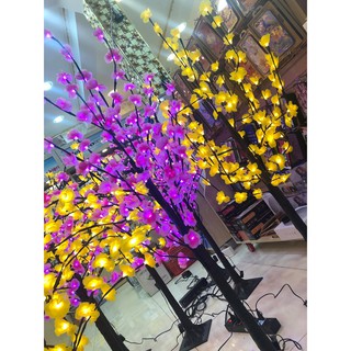 Cây hoa mai hoa đào đèn led 1 chế độ