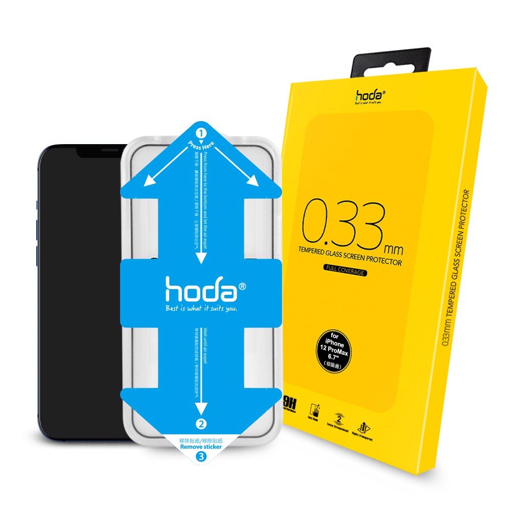 Cường lực HODA Trong Suốt 0.33mm chính hãng cao cấp cho iP 15 Pro,15 Pro Max ,14 Pro ,14 Pro Max ,13 Pro, 13 Pro Max