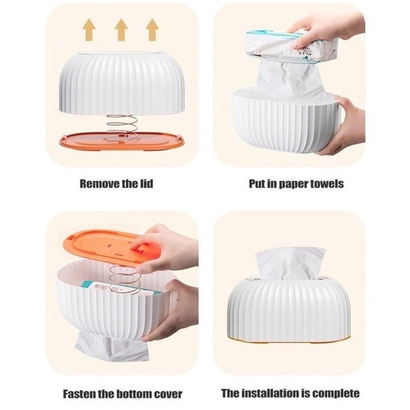 Cách Bắc Âu Hộp khăn giấy trên bàn sang trọng phòng khách / phòng ăn