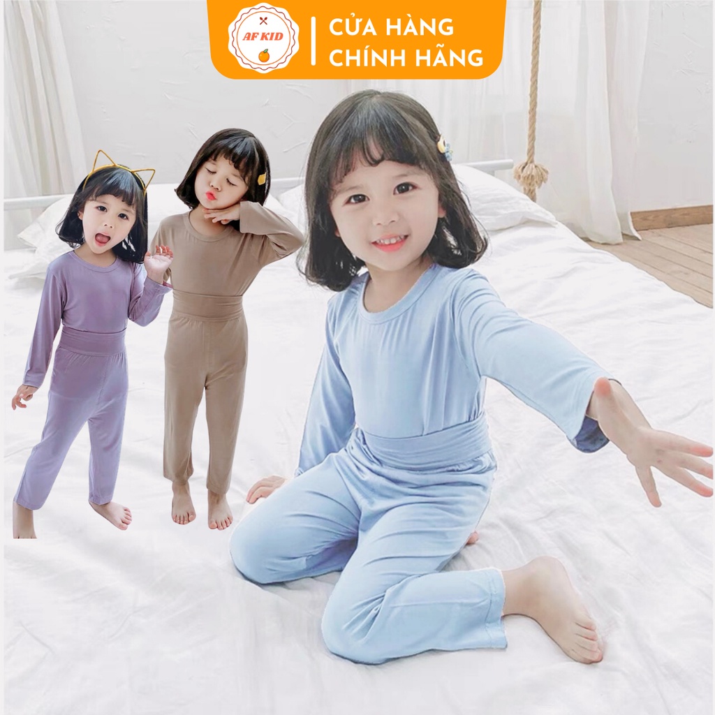 Bộ Quần Áo Trẻ Em Dài Trơn Body Minky Mom Cao Cấp Cho Bé Chất Thun Lạnh Mềm Mịn Thoáng Mát Size 6-19kg