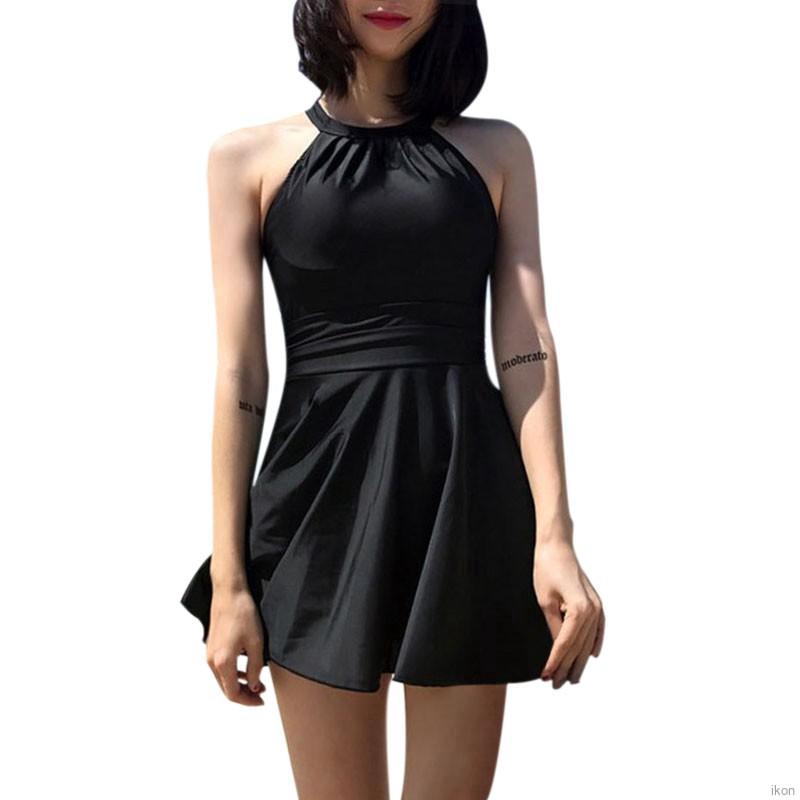 One Bộ Đồ Bơi Liền Thân Hở Lưng Phối Dây Chéo Chống Chói Phong Cách Quyến Rũ Size M-3XL