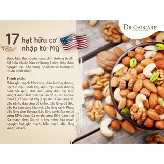 Set 10 gói Sữa hạt Dr OatCare