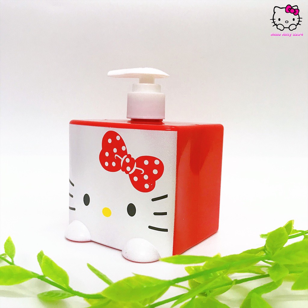 Bình chiết vuông 350ml Hello Kitty ☘☘