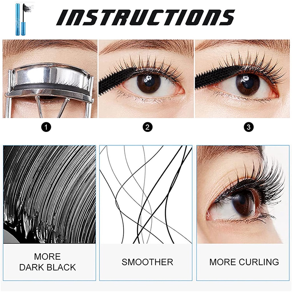 Mascara Màu Đen Chống Thấm Nước Chuốt Dài Và Dày Mi JP5