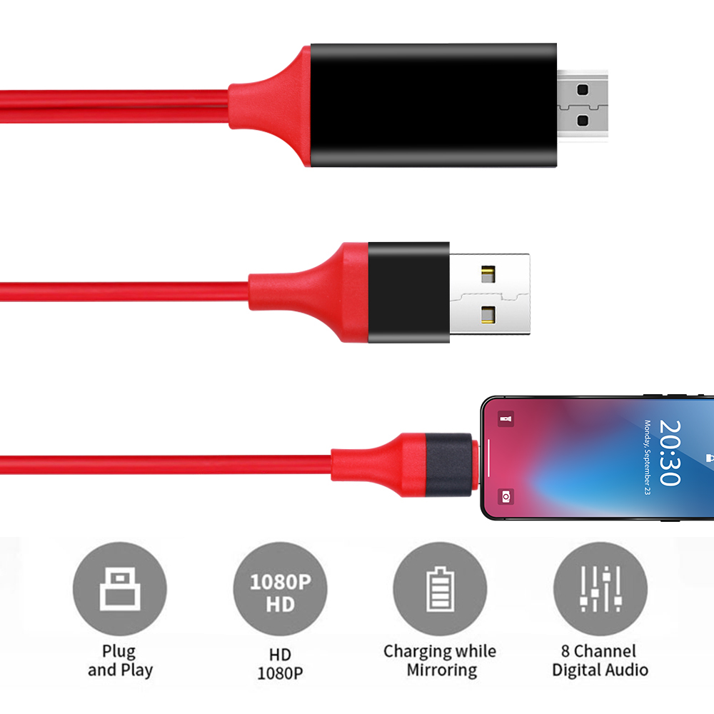 Cáp video KEBIDUMEI HD từ Apple sang HDMI