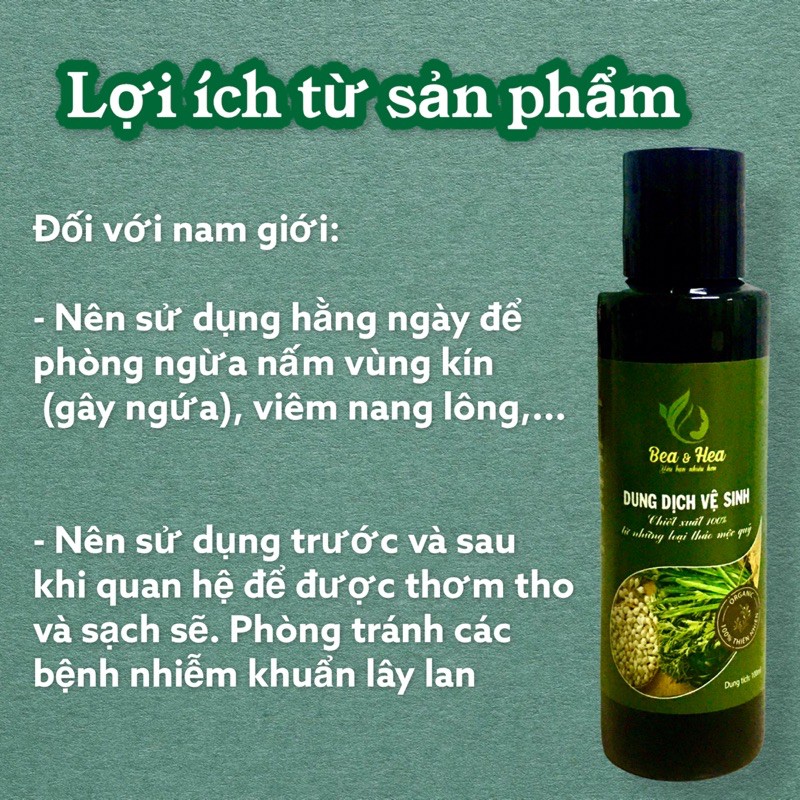 Dung Dịch Vệ Sinh Bea & Hea 100ml