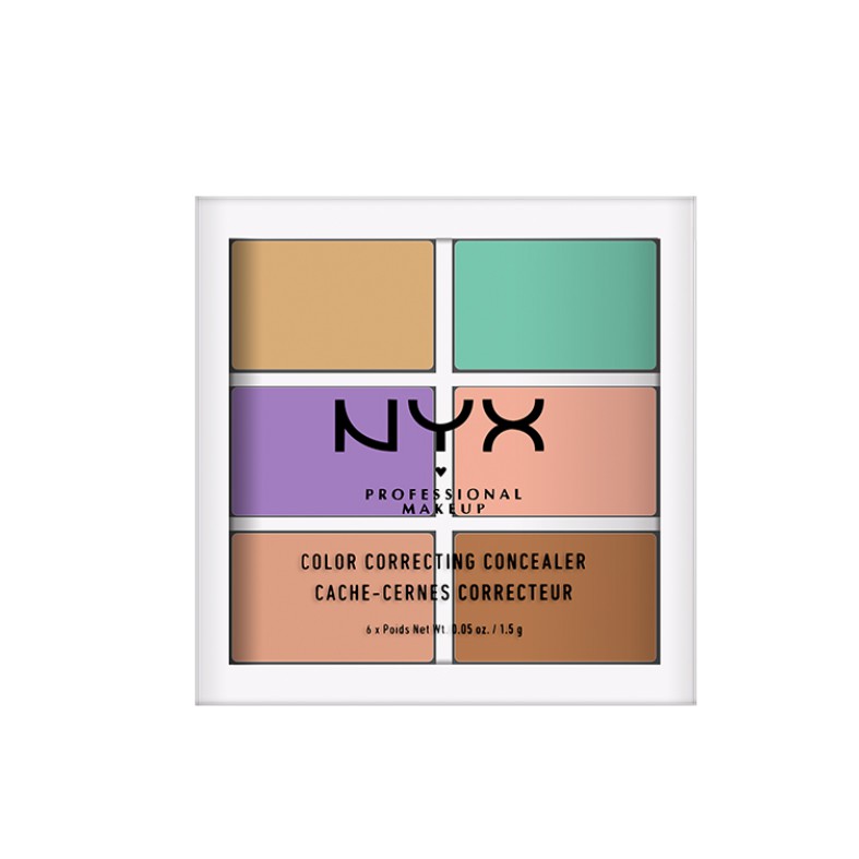 Bảng Kem Che Khuyết Điểm Nyx Sáu Màu