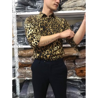 [CÓ VIDEO] ÁO SƠ MI CHẤT LỤA CAO CẤP DA BÁO.