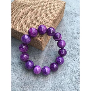 [HCM]VÒNG TAY ĐÁ MẮT RỒNG TÍM 14LY