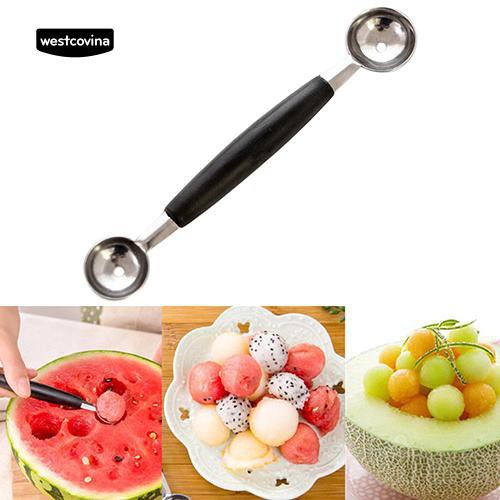 Muỗng Múc Trái Cây 2 Đầu Bằng Thép Không Gỉ