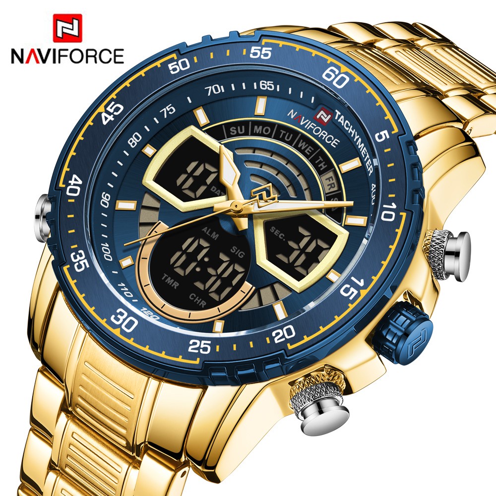 Đồng Hồ Đeo Tay NAVIFORCE Chống Nước Cao Cấp Thời Trang Dành Cho Nam