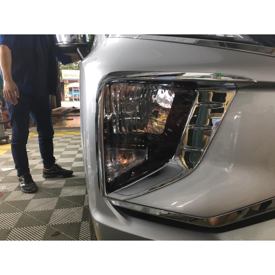 Ốp viền đèn Pha, hậu xe Mitsubishi Xpander 2018- 2021