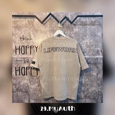 Áo thun LIFE WORK  BIGDOG GREY