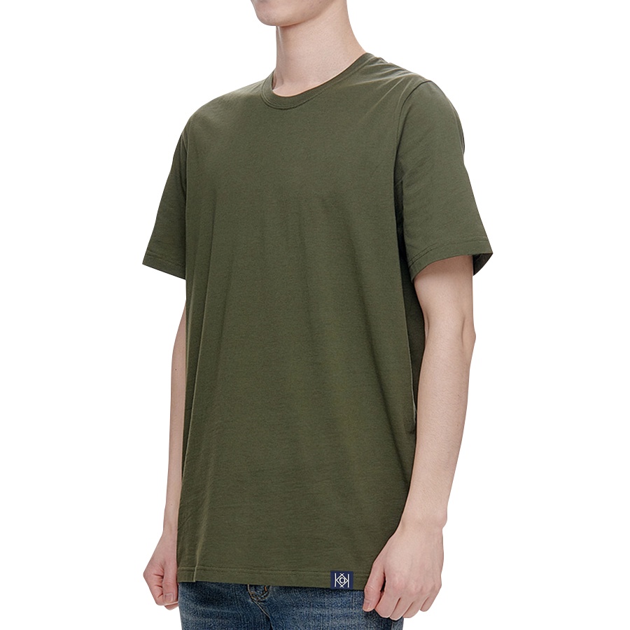 Áo Thun Xanh Lá Đậm Basic Standard Tee Phông Trơn Nam Nữ Unisex Tay Ngắn Oversize Form Rộng Màu Xanh Rêu Maverick