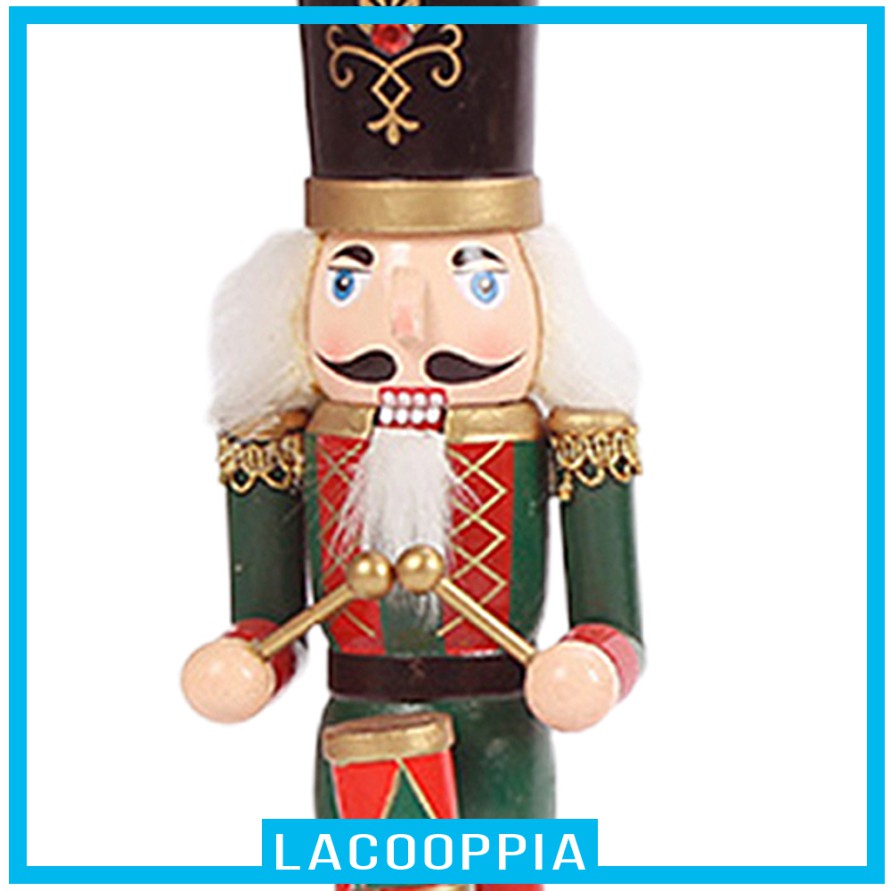 [LACOOPPIA] 12 Inch Christmas Nutcracker Soldier Puppet Toy Arts for Desktop Tree Decor