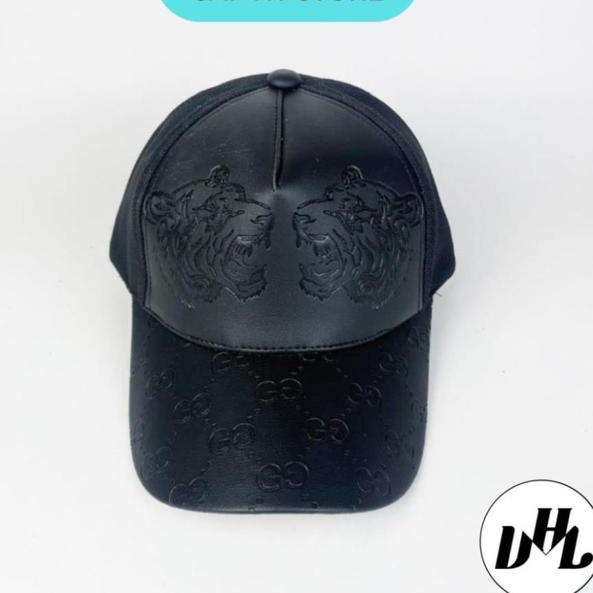 Mũ lưỡi trai GUCCI. Nón kết da in hình con hổ full tem thời trang nam nữ