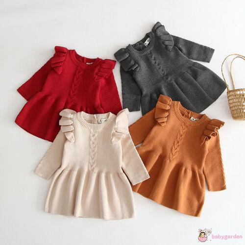 Đầm len xoè Tutu dễ thương cho bé gái