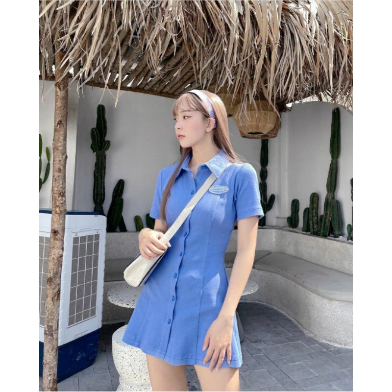 ĐẦM POLO XANH HỒNG