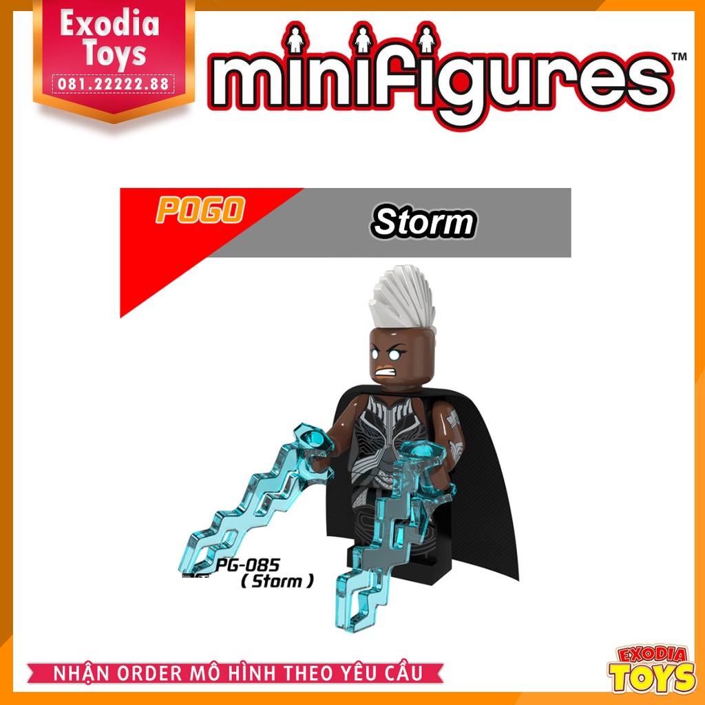Xếp hình minifigure siêu anh hùng Dị Nhân X-Men - Đồ Chơi Lắp Ghép Sáng Tạo  - POGO 8019