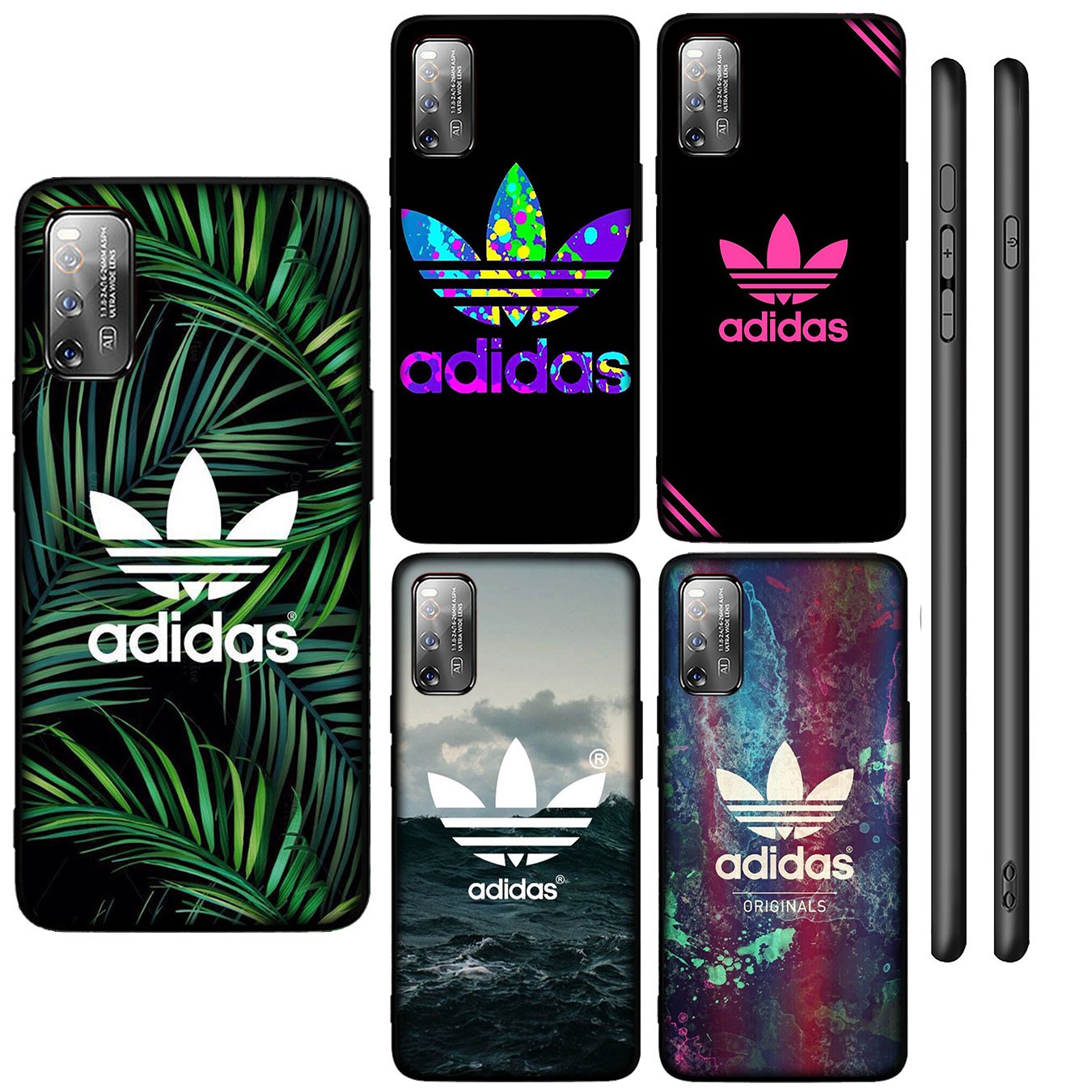 Ốp điện thoại silicon mềm họa tiết Adidas D2 cho Samsung Galaxy A02S J2 J4 Core J5 J6 Plus J7 Prime j6+ A42 +