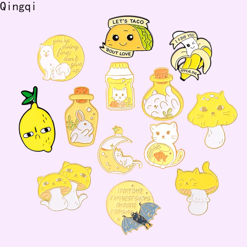 Ghim cài áo Miss Zoe hình trái cây động vật hoạt hình ngộ nghĩnh đáng yêu