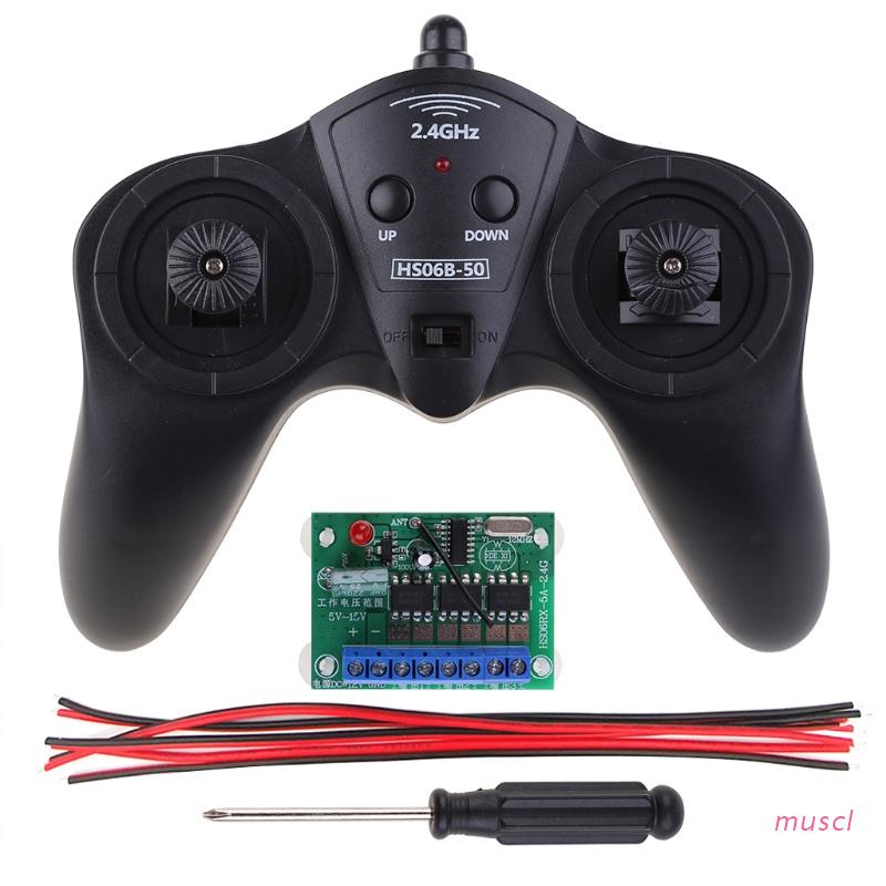 Bộ thu phát tín hiệu điều khiển từ xa 2.4G 6 kênh DC 6V-15V cho xe hơi/tàu thuyền DIY