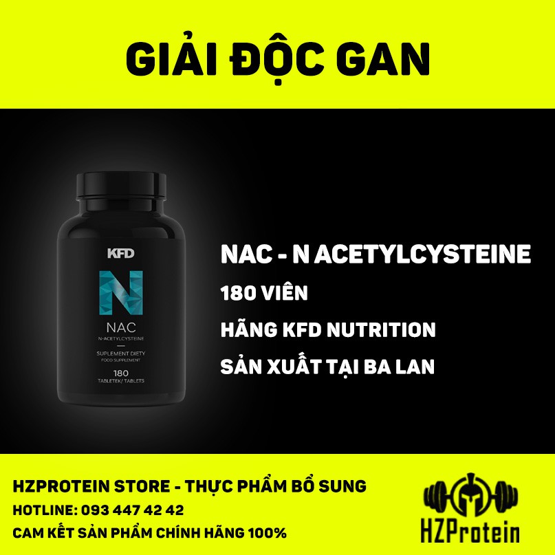 KFD NAC - GIẢI ĐỘC GAN, CẢI THIỆN CHỨC NĂNG GAN (180 VIÊN) | Shopee Việt Nam