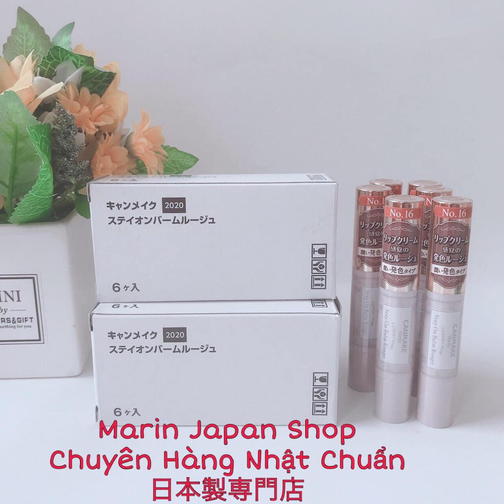 Son Dưỡng có màu -Stay-On Balm Rouge hẵng Canmake Nhật Bản