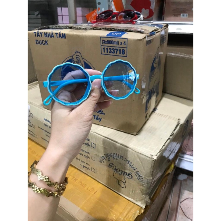 [Ảnh thật] Kính tròn hoa cho bé siêu dễ thương