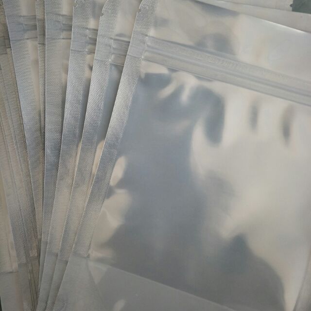 500gr Túi Zip Bạc đáy đứng, dày, xịn