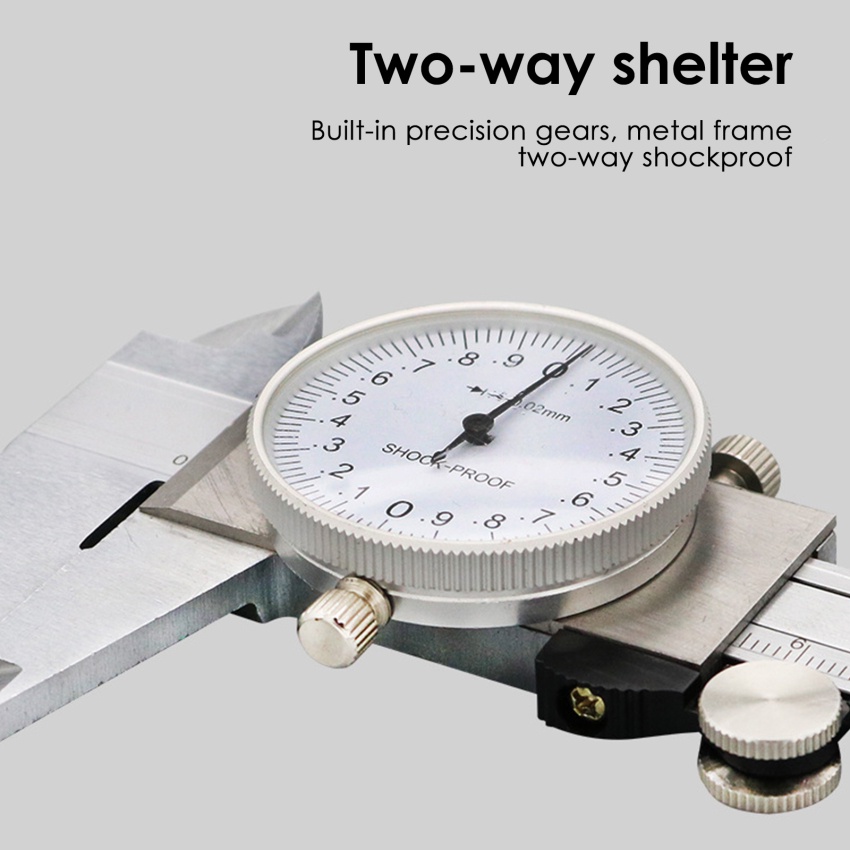 Thước Cặp Cân Bằng Hai Chiều Độ Chính Xác Cao 0-150mm / 0.02mm
