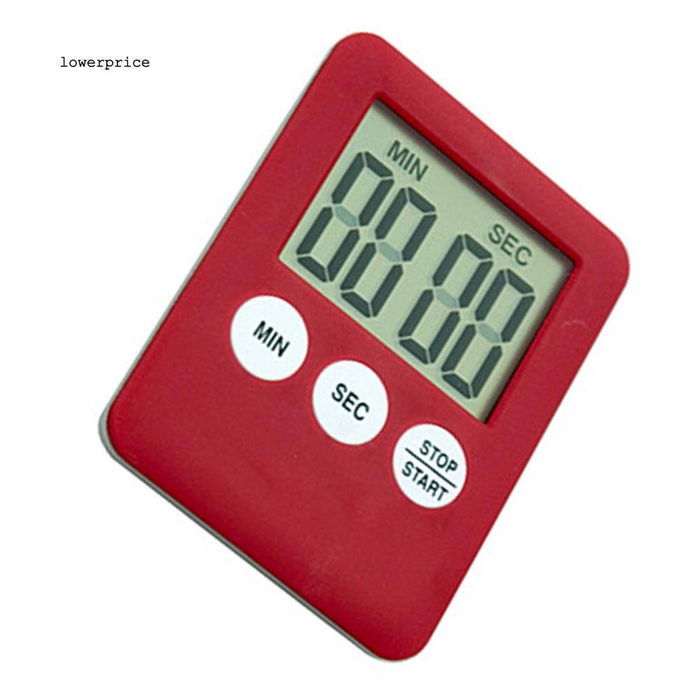 Thin Cooking Digital Timer Kitchen Time Countdown Alarm Clock Baking Pizza Tool