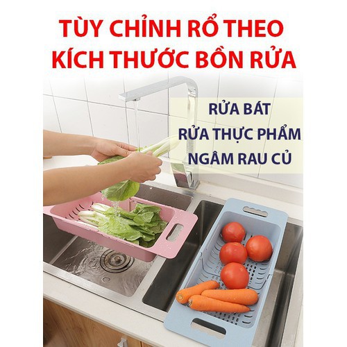 Khay Gác Bồn Rửa Chén Điều Chỉnh Được Kích Thước Nhựa Việt Nhật