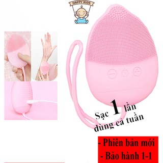 Máy rửa mặt massage đầu nhọn mini, Bông rửa mặt thiết kế mới, Sóng siêu âm tiện lợi