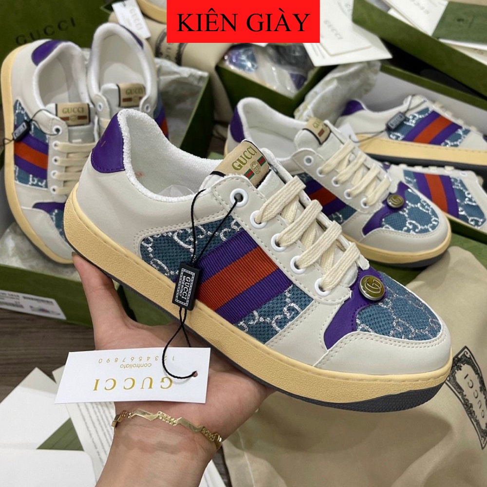 Giày Thể Thao Nam Nữ Kiên GC TBT Xanh Tím